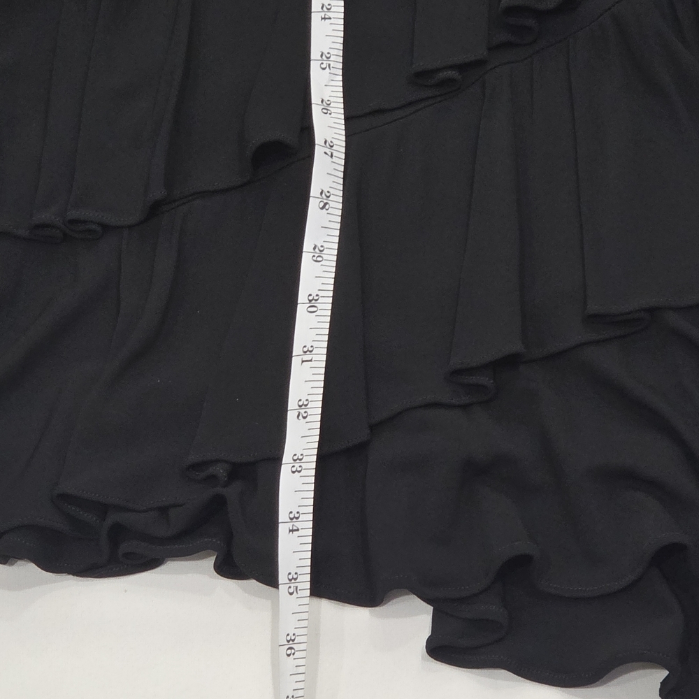 Shoshanna Midnight Tiered Drop Waist Dress Size 12 - Picture 5 of 9